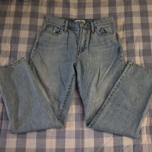 Madewell The Perfect Vintage Jean Denim Straight Jeans Size 25